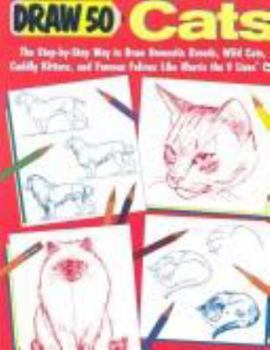 Hardcover Draw 50 Cats Book