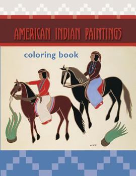 Paperback American Indian Paintings Coloring Book