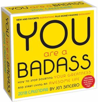 Calendar You Are a Badass 2018 Day-To-Day Calendar Book