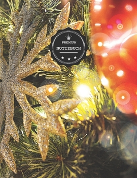 Premium Notizbuch: Christbaum Zoom  ; A4 liniert und numeriert, 150 seiten , Notizbuch mit Register, Vintage Softcover (matt) ,  dickes Notizheft, ... Geschenkidee zu Weihnachten (German Edition)