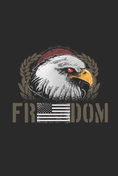 Freedom: Graph Paper Notebook (6" x 9" - 120 pages) ~ The United States of America Themed Notebook for Gift, Daily Journals, Diary