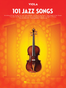 Paperback 101 Jazz Songs for Viola Book