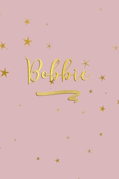Bobbie: Personalized Journal to Write In | Rose Gold Line Journal