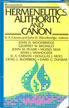 Paperback Hermeneutics, Authority, and Canon Book