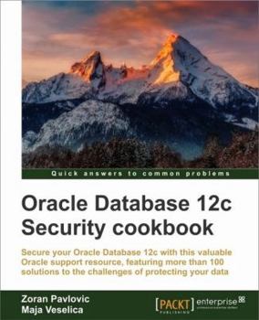 Paperback Oracle Database 12c Security cookbook Book