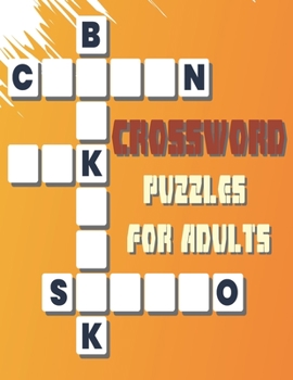 Paperback Crossword Puzzels for Adults: 42 Puzzles Brain for Men, Women; Adult & Seniors; Medium Difficulty; EASY TO READ [Large Print] Book