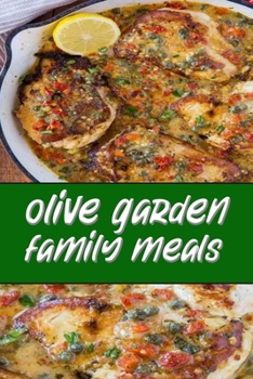 olive garden family meals: Blank Lined Gift Meal Planner For Families to plan their meal planning it will be the Gift Idea for meal planners.