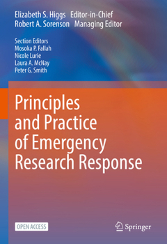 Hardcover Principles and Practice of Emergency Research Response Book