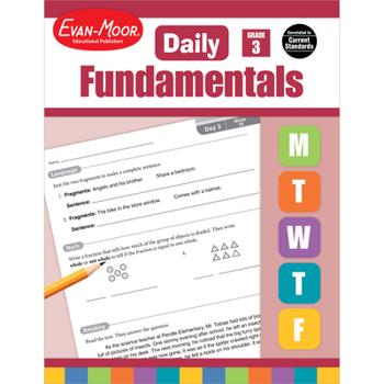 Paperback Daily Fundamentals, Grade 3 Te Book