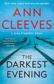 Paperback The Darkest Evening: A Vera Stanhope Novel Book