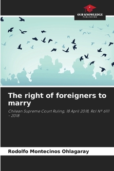 Paperback The right of foreigners to marry Book