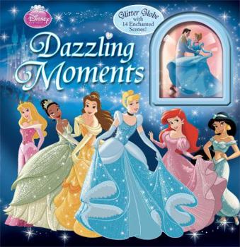 Hardcover Disney Princess Dazzling Moments: Storybook and Snow Globe Book