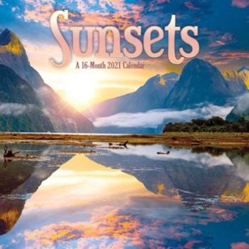 Calendar Cal-2021 Sunsets Wall Book