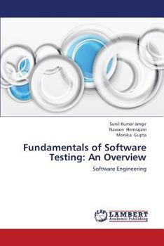 Paperback Fundamentals of Software Testing: An Overview Book