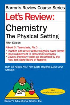 Paperback Let's Review Chemistry: The Physical Setting Book