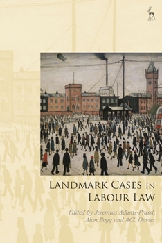 Paperback Landmark Cases in Labour Law Book
