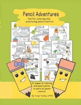 Paperback Pencil Adventures: Fun Coloring Book for Practicing Pencil Control Book