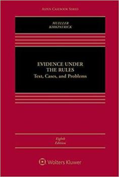 Hardcover Evidence Under the Rules Book