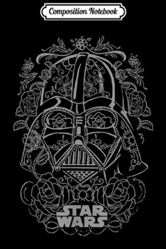 Composition Notebook: Star Wars Vader Sugar Skull Line Art  Journal/Notebook Blank Lined Ruled 6x9 100 Pages