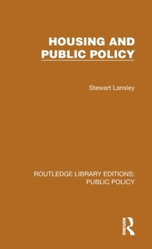 Hardcover Housing and Public Policy Book