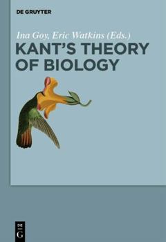 Paperback Kant's Theory of Biology Book