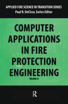 Hardcover Computer Application in Fire Protection Engineering Book