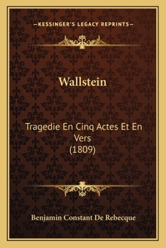 Paperback Wallstein: Tragedie En Cinq Actes Et En Vers (1809) [French] Book