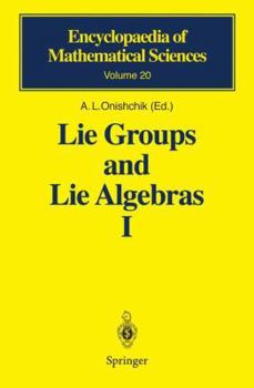 Paperback Lie Groups and Lie Algebras I: Foundations of Lie Theory Lie Transformation Groups Book