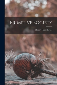 Paperback Primitive Society Book