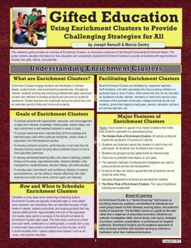 Pamphlet Gifted Education: Using Enrichment Clustersto Provide Challenging Strategies for All Book