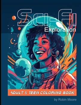 Paperback Sci-Fi Exploration: Coloring Book For Teens and Adults Book