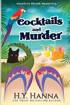 Paperback Cocktails and Murder (LARGE PRINT): Barefoot Sleuth Mysteries - Book 3 [Large Print] Book