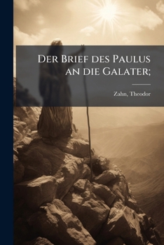 Paperback Der Brief des Paulus an die Galater;: 09 [German] Book