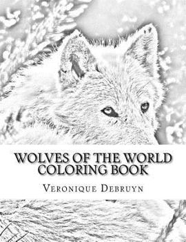 Paperback Wolves of the World Coloring Book