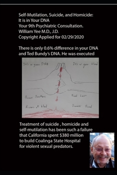 Paperback Self-Mutilation, Suicide, and Homicide: It is in Your DNA Your 9th Psychiatric Consultation. Book