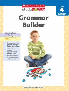 Paperback Scholastic Study Smart Grammar Builder Grade 4 Book