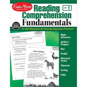 Paperback Reading Comprehension Fundamentals, Grade 1 Book