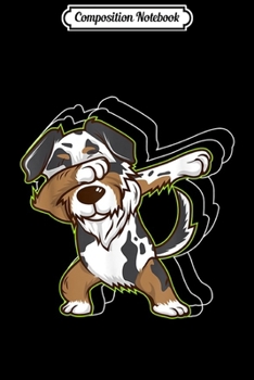Paperback Composition Notebook: Australian Shepherd Funny Dabbing - Aussie Lovers Journal/Notebook Blank Lined Ruled 6x9 100 Pages Book