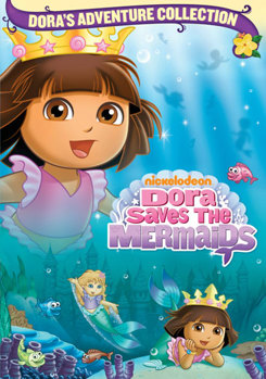 DVD Dora The Explorer: Dora Saves The Mermaids Book