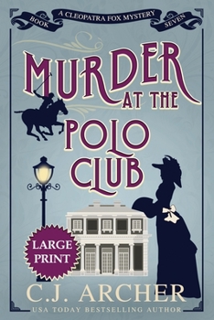 Paperback Murder at the Polo Club: Large Print [Large Print] Book