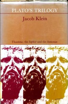 Hardcover Plato's Trilogy: Theaetetus, the Sophist, and the Statesman Book