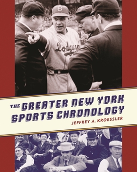Paperback The Greater New York Sports Chronology Book