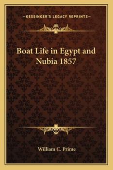 Paperback Boat Life in Egypt and Nubia 1857 Book