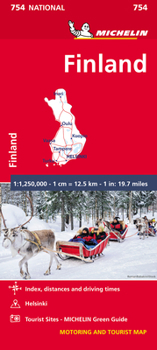 Map Michelin Finland Map 754 Book