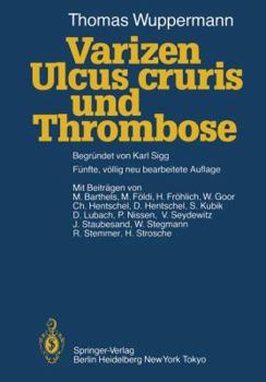 Paperback Varizen, Ulcus Cruris Und Thrombose [German] Book