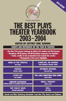 Hardcover The Best Plays Theater Yearbook 2003-2004 Book
