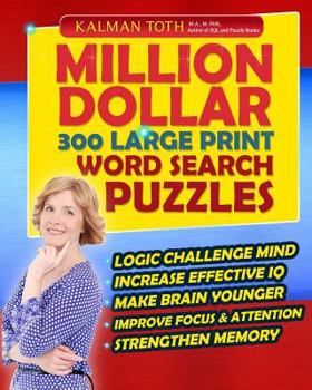 Paperback Million Dollar 300 Large Print Word Search Puzzles Book