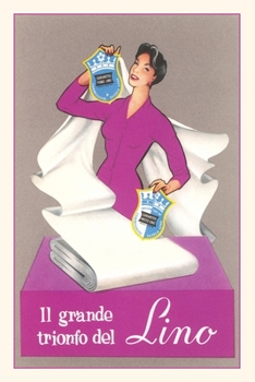 Paperback Vintage Journal Advertisement for Italian Linens Book