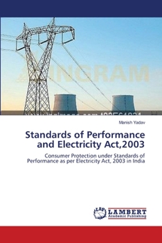 Paperback Standards of Performance and Electricity Act,2003 Book