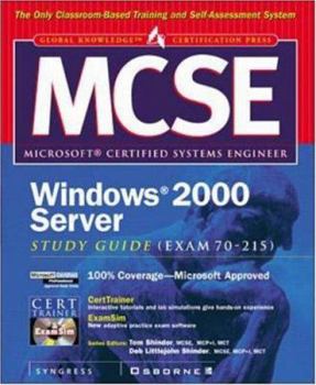 Hardcover MCSE Windows 2000 Server Study Guide (Exam 70-215) (Book/CD-ROM) [With CDROM] Book